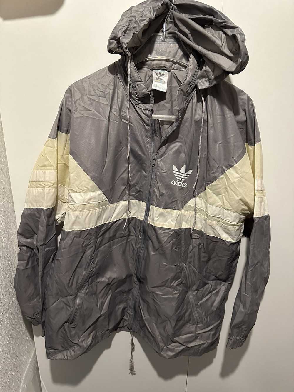 Adidas Adidas Windbreaker Jacke Size M Vintage Tr… - image 2