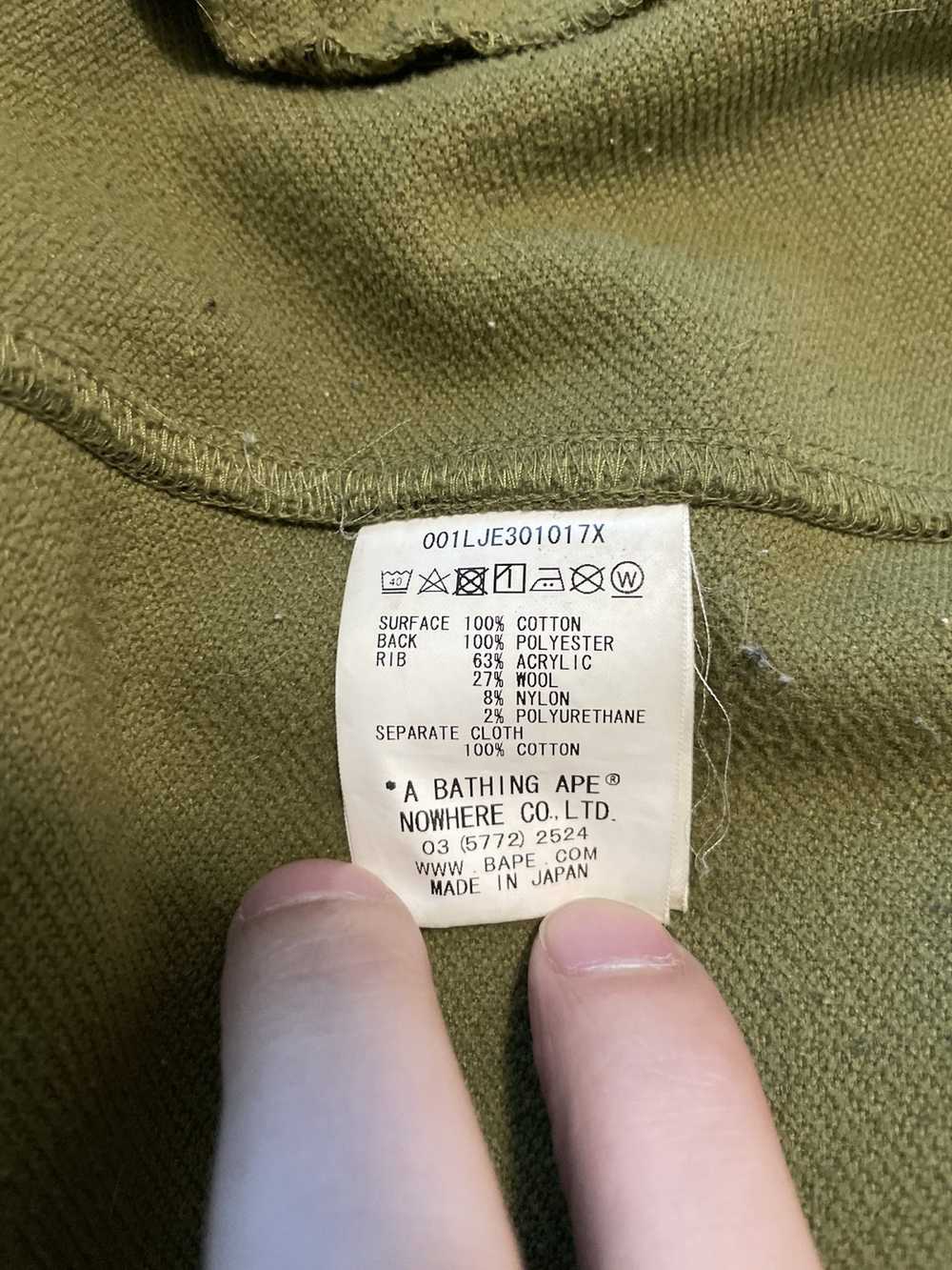 Bape 1st Camo Windstopper Shark MA-1 Jacket - image 10