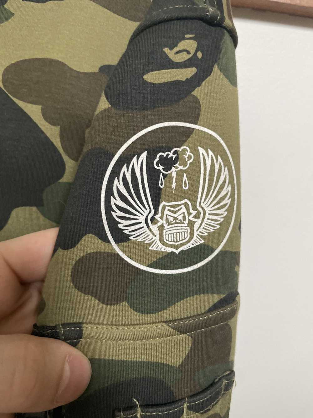 Bape 1st Camo Windstopper Shark MA-1 Jacket - image 5