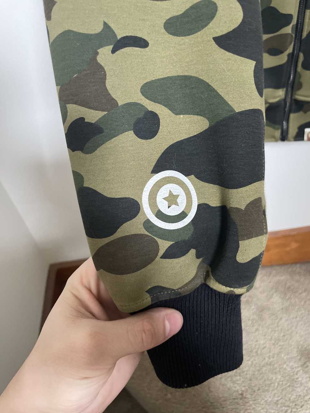 Bape 1st Camo Windstopper Shark MA-1 Jacket - image 6