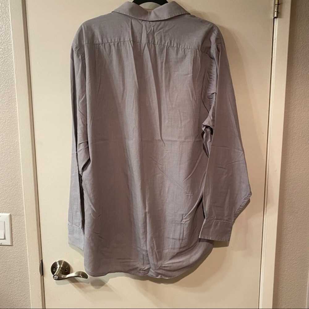 Covington Gray Covington Easy Care Dress Shirt Lo… - image 4