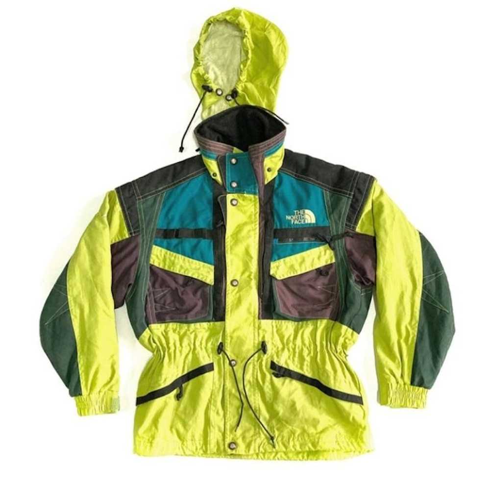 The North Face 80s North Face Neon Color Ski Jack… - image 1