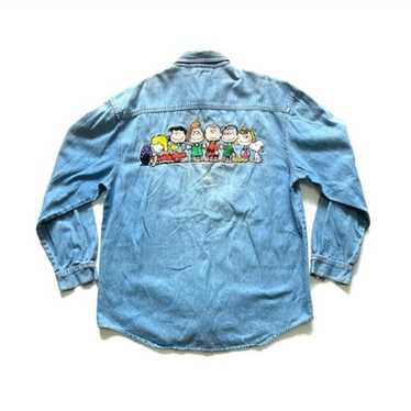 Vintage PEANUTS デニムシャツ 日本製 1d97947f36aaa73d2f6958039bfe34