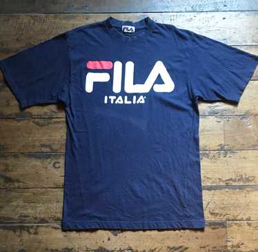 Fila 90s FILA Big Logo Spell Out T-Shirt - image 1