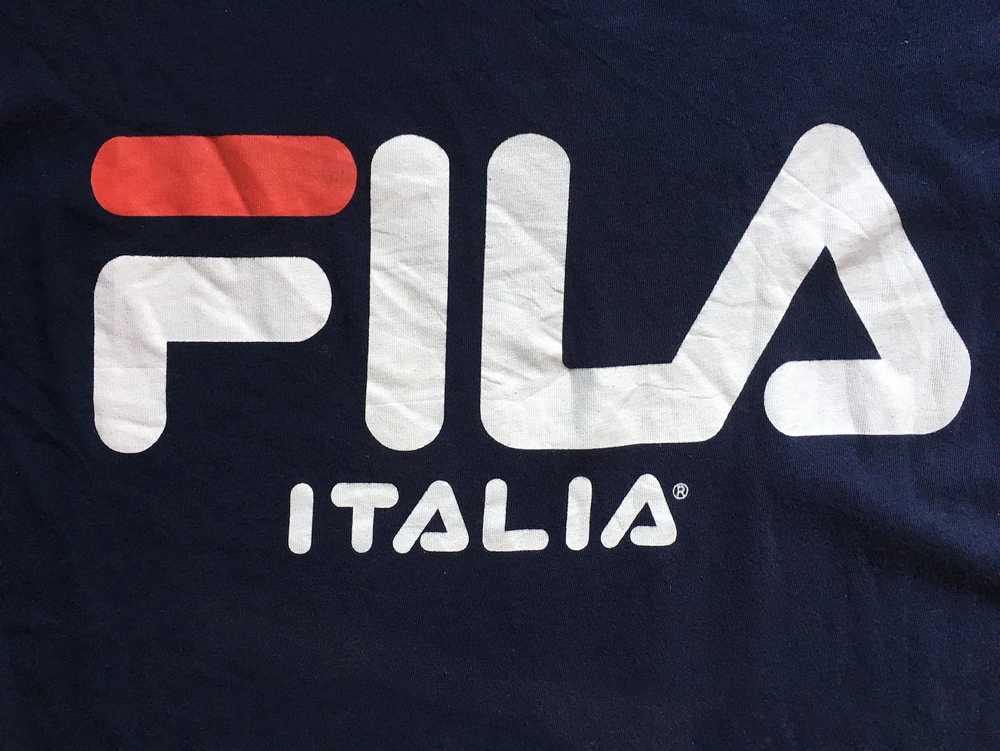 Fila 90s FILA Big Logo Spell Out T-Shirt - image 2