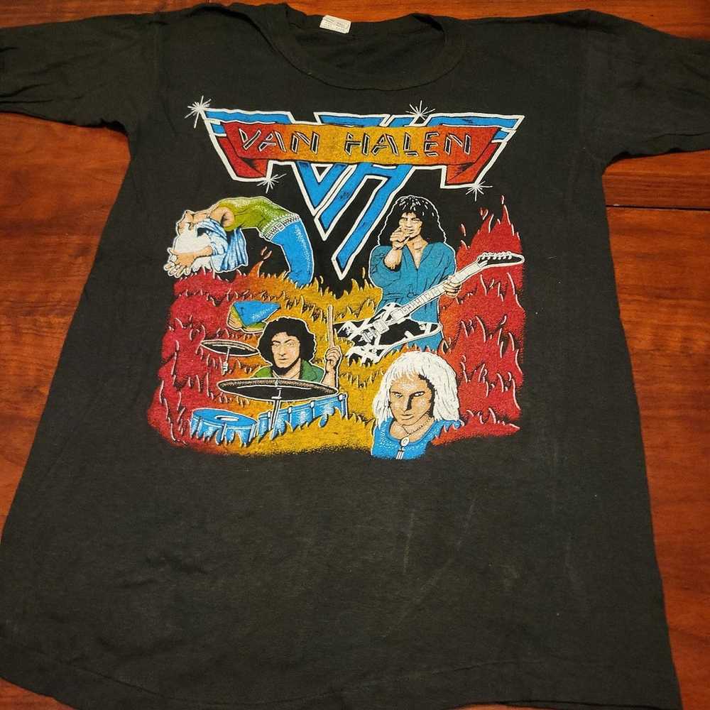 Van Halen 1980's Bootleg Concert T Shirt - image 1