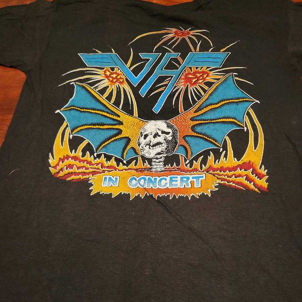 Van Halen 1980's Bootleg Concert T Shirt - image 3