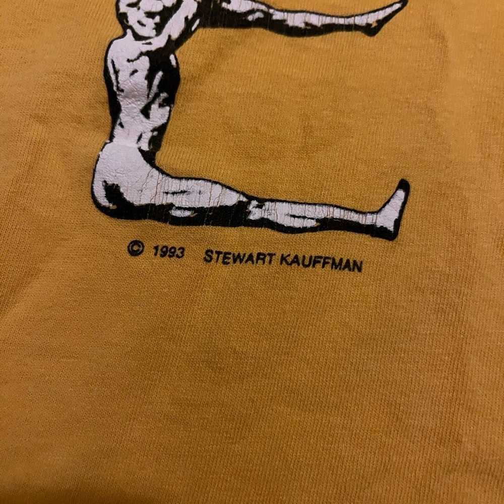 Vintage 1993 Stewart Kauffman Safe Sex T shirt - image 2