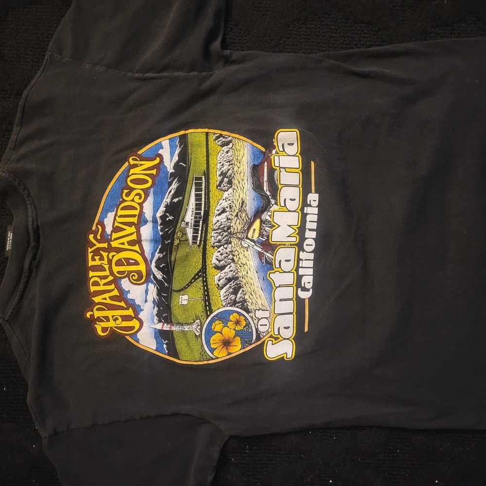 1993 vintage roadrunner harley davidson shirt - image 4