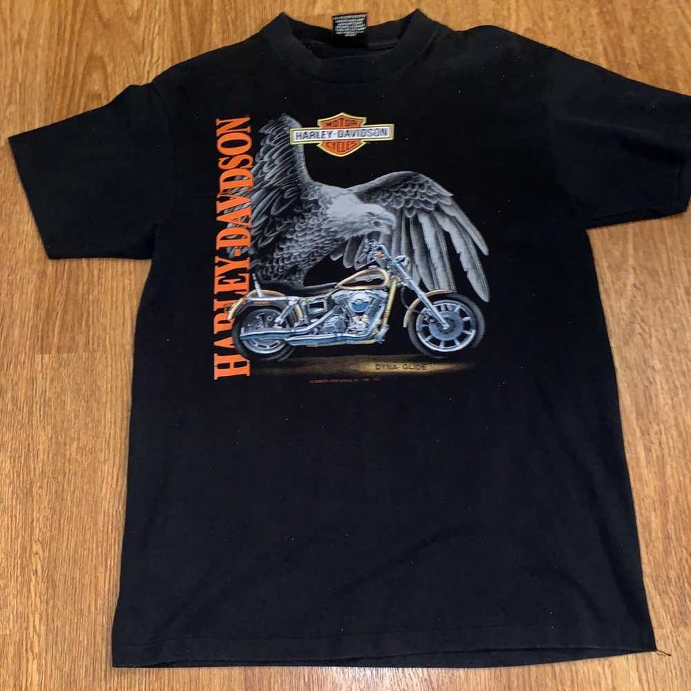 1991 3D Emblem Harley Davidson Shirt - image 1