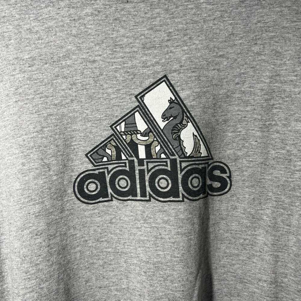 Newcastle United Y2K Adidas Long Sleeve Graphic T… - image 1