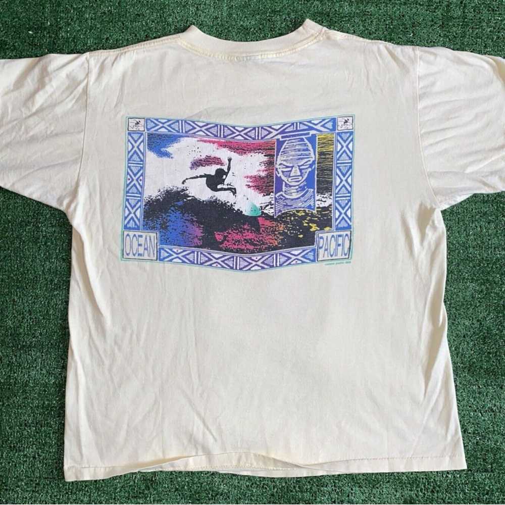 1989 OP OCEAN PACIFIC Surfer T Shirt - image 3