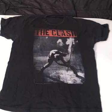 Vintage 1990s The Clash guitar smashing T-shirt si