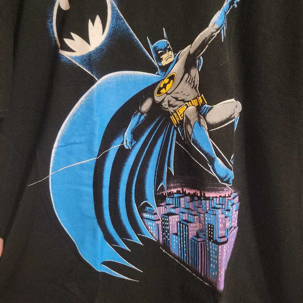 Vintage Batman 1988 mens large t-shirt - image 5