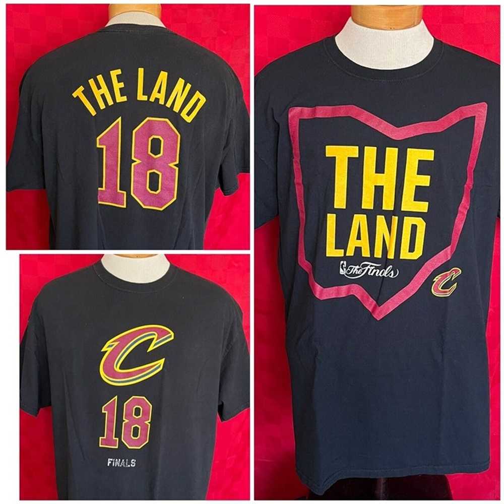 Lot of 2 THE LAND 2018 NBA Finals Shirts Jersey s… - image 1