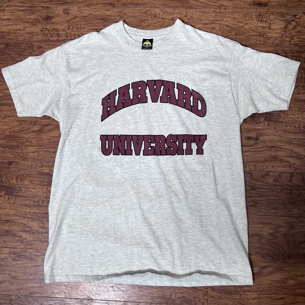 Vintage 90s Harvard university t shirt - image 1