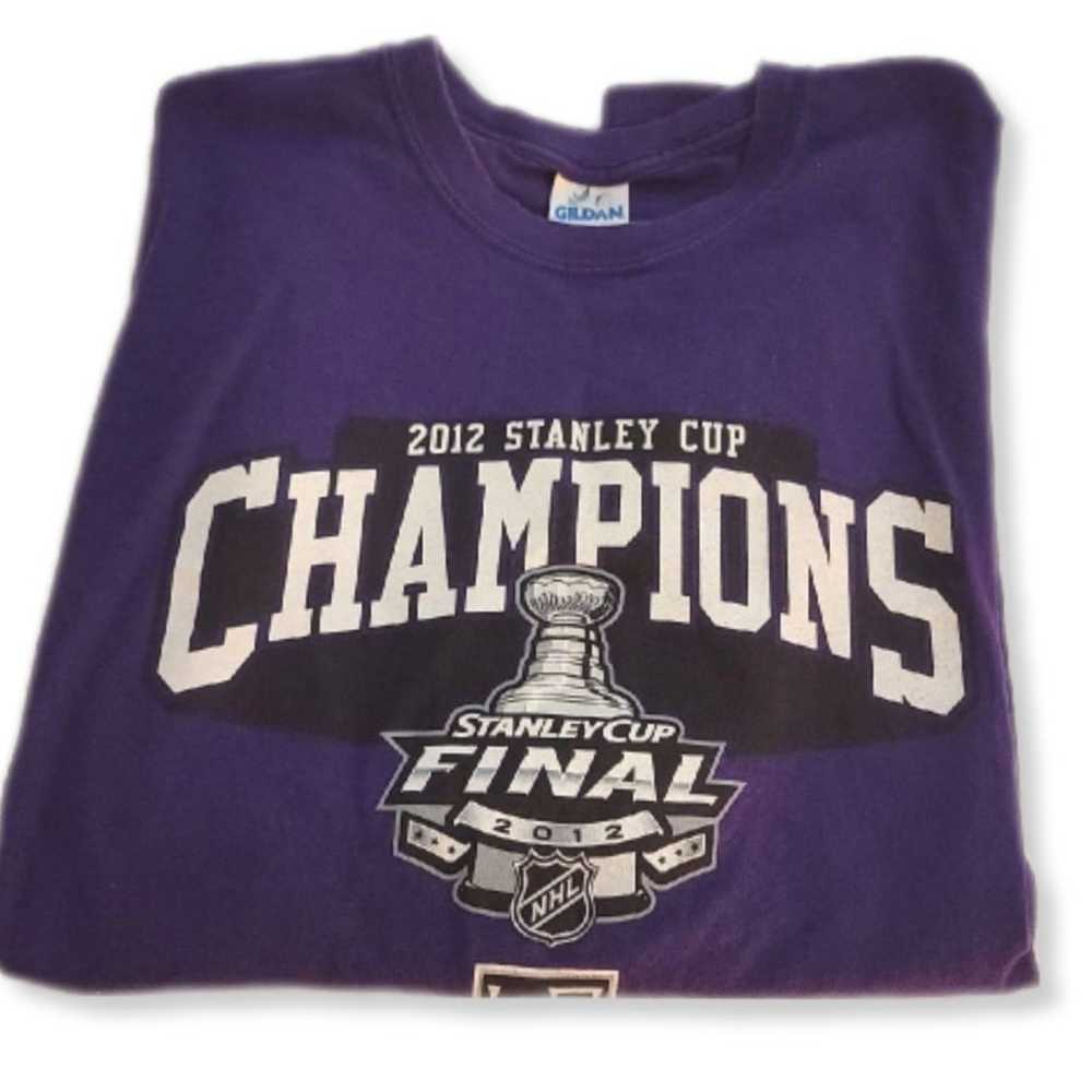 Vintage NHL LA Kings 2012 Stanley Cup Final T-shi… - image 4