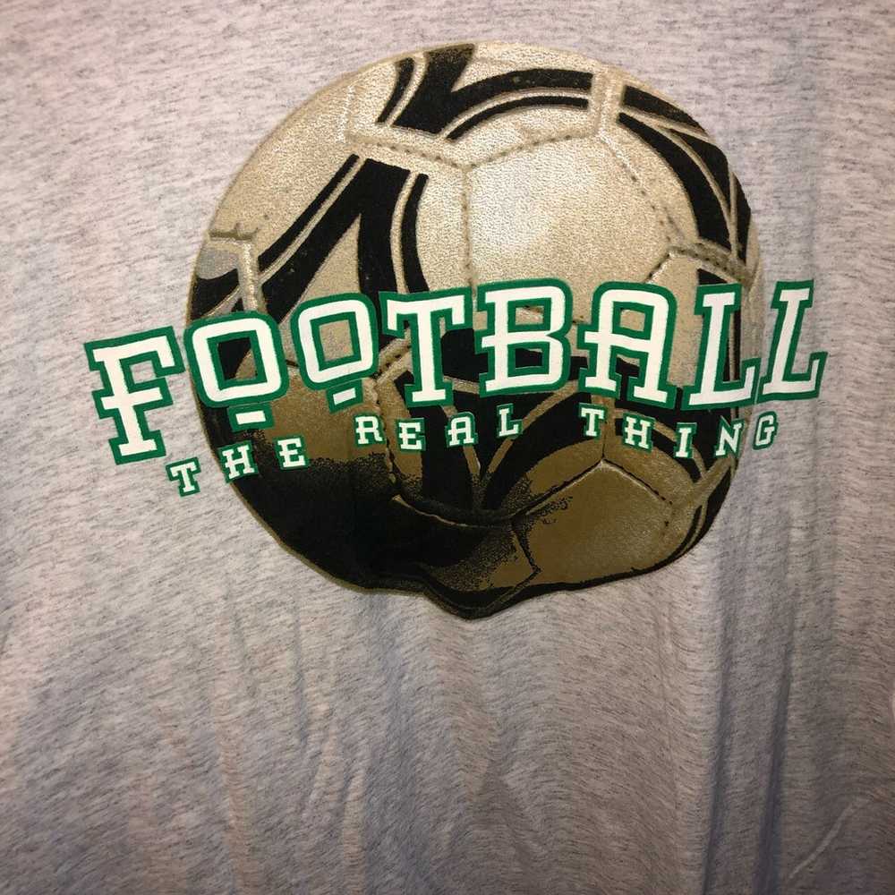 Vintage 90s Football The Real Thing T Shirt  #Soc… - image 2