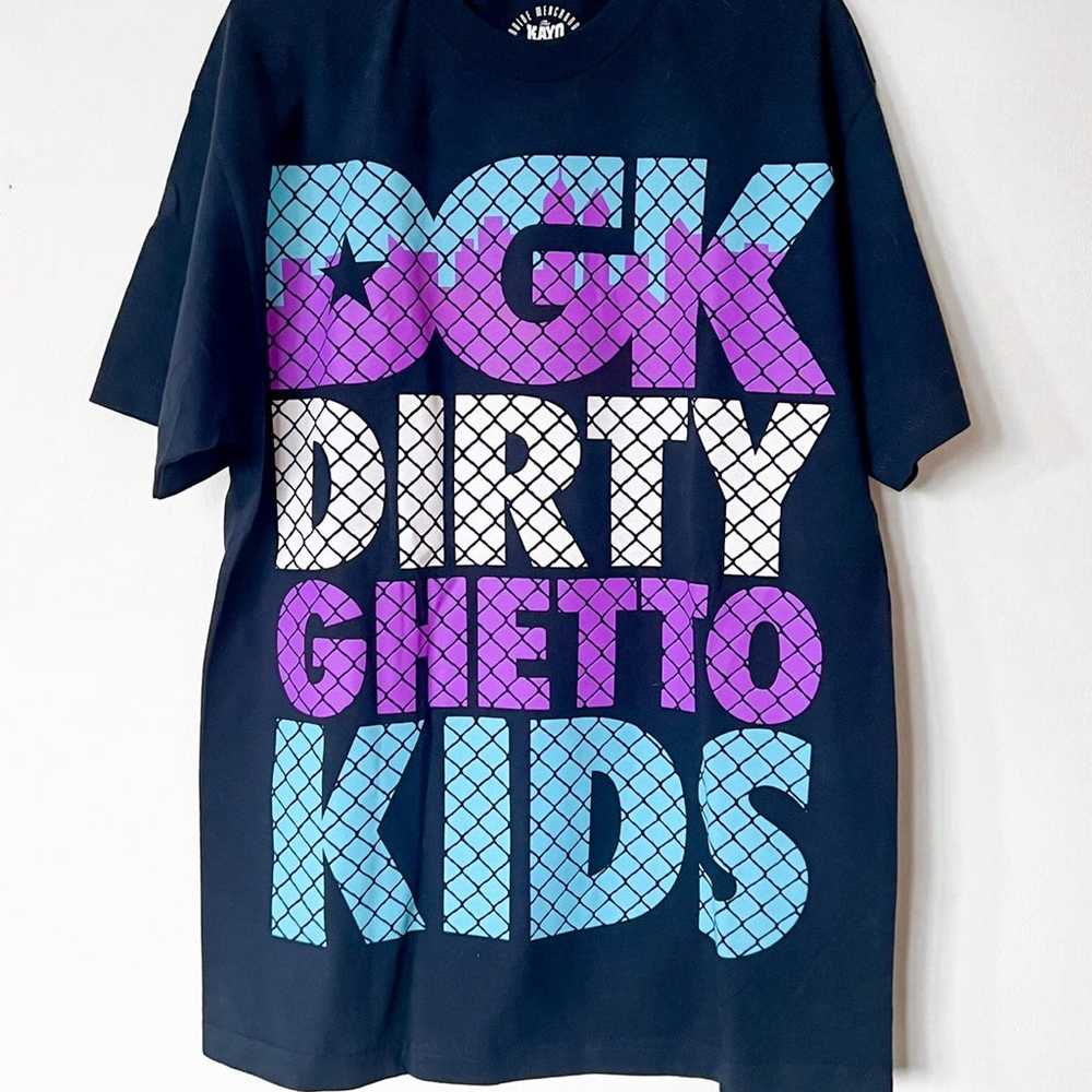 DGK Dirty Ghetto Kids Skyline T-Shirt Navy Blue L - image 1