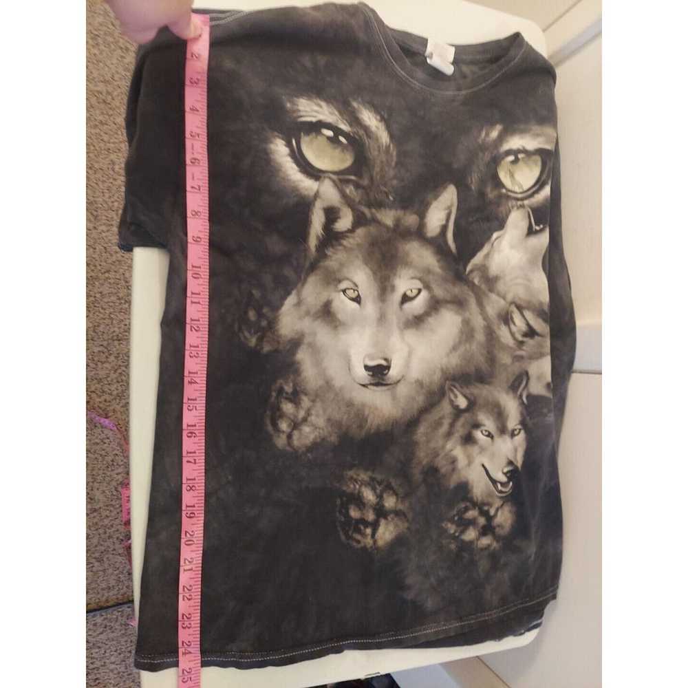 Mountain Wolf Wolves Black Faded T-shirt Gildan X… - image 10