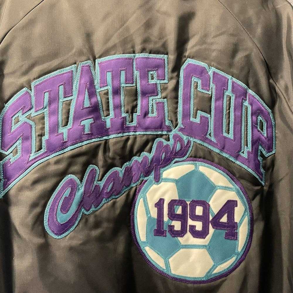 VTG 1994 Colton Hornets State Championship Jacket… - image 4