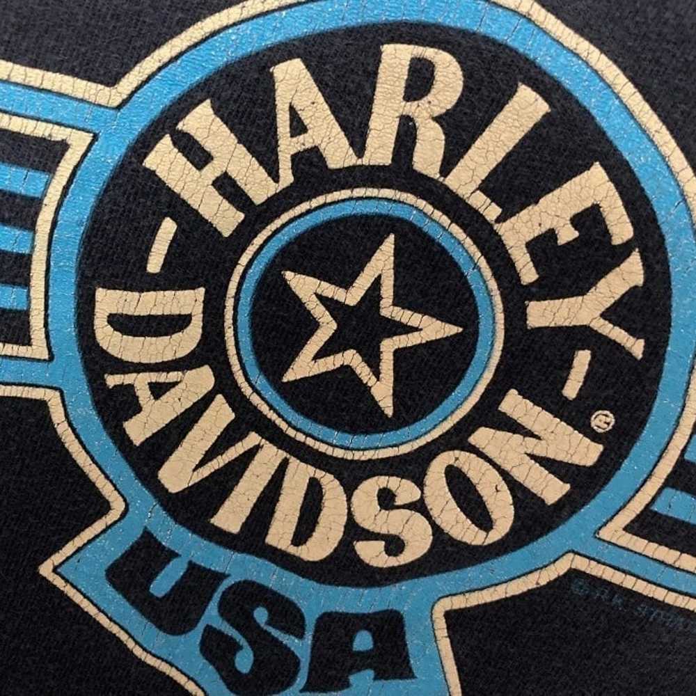Vintage 80’s Harley Davidson Woodstock New York N… - image 6