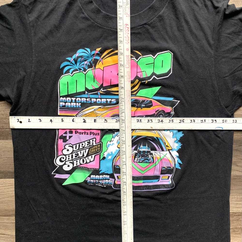 Moroso Performance Auto Race Car T Shirt 1991 Sun… - image 4