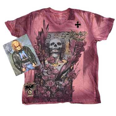 Remetee T-shirt by Affliction Mens XL worn by RAVE