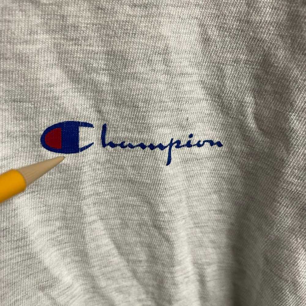 Champion t shirt script made in usa - image 6
