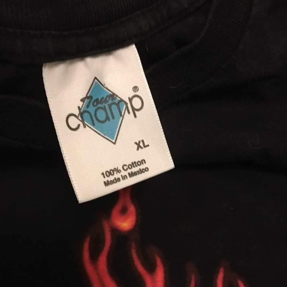 Concrete Fire Lion Flames Champ T Shirt - image 4