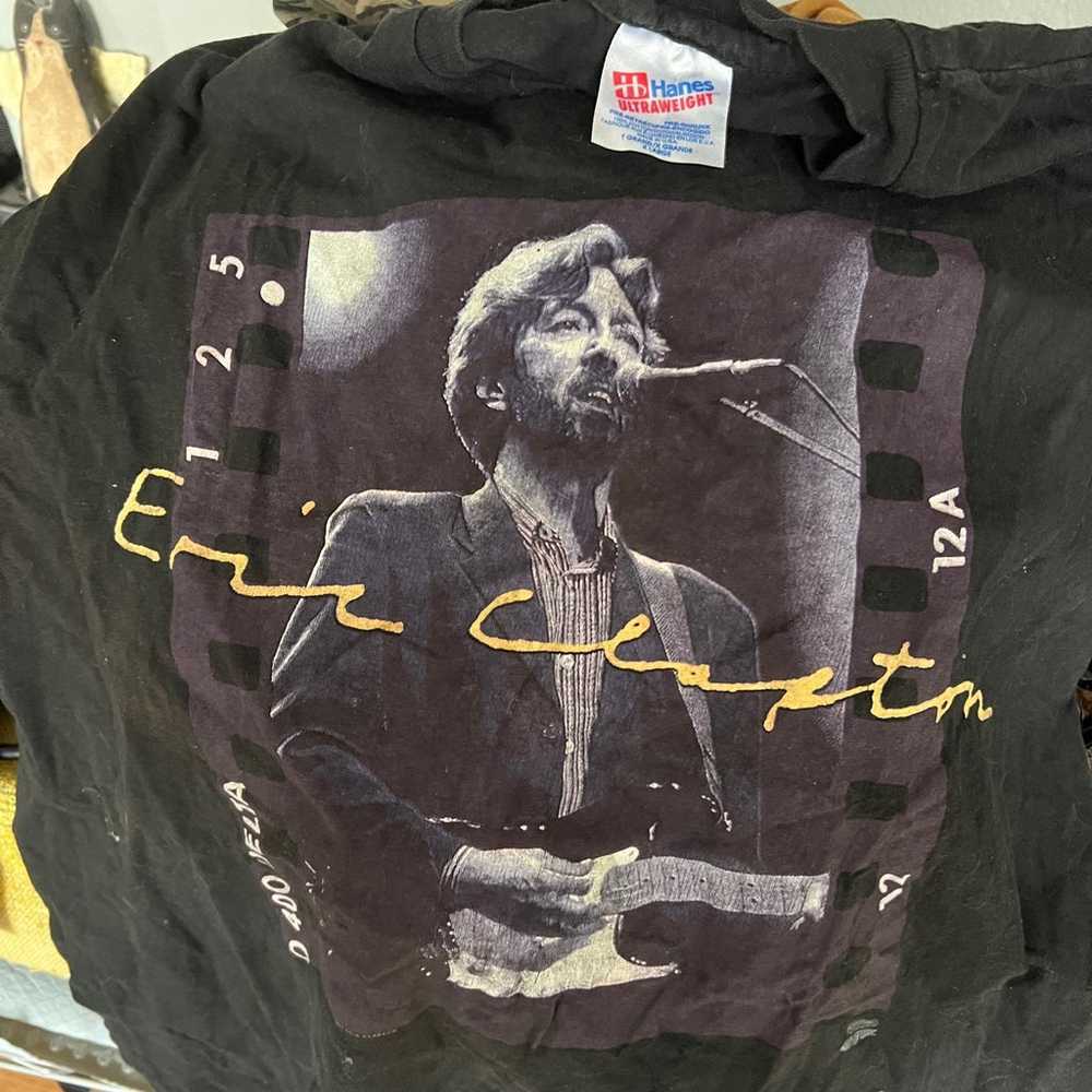 1992 Eric Clapton vintage concert T-shirt - image 1