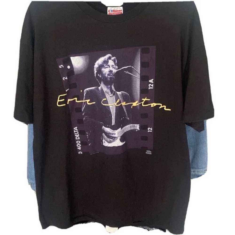 1992 Eric Clapton vintage concert T-shirt - image 2