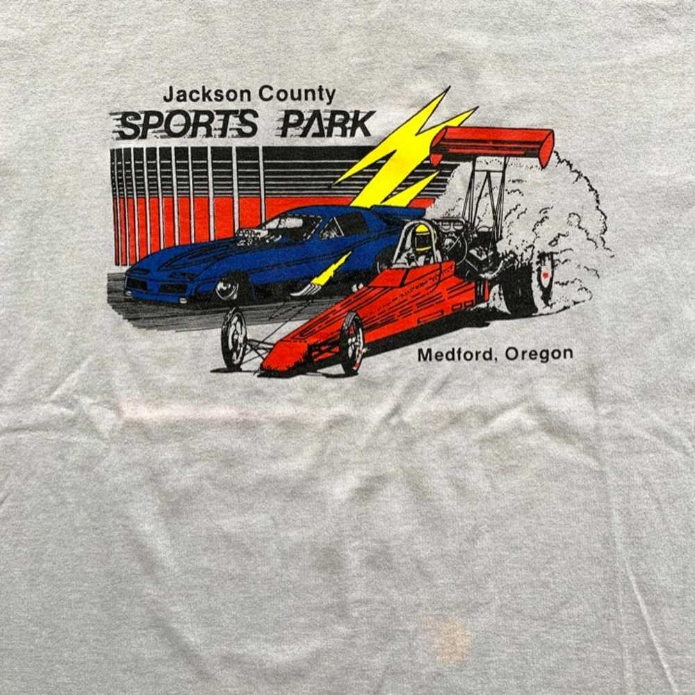 Vintage 80s Jackson County Sports Park Drag Racin… - image 3