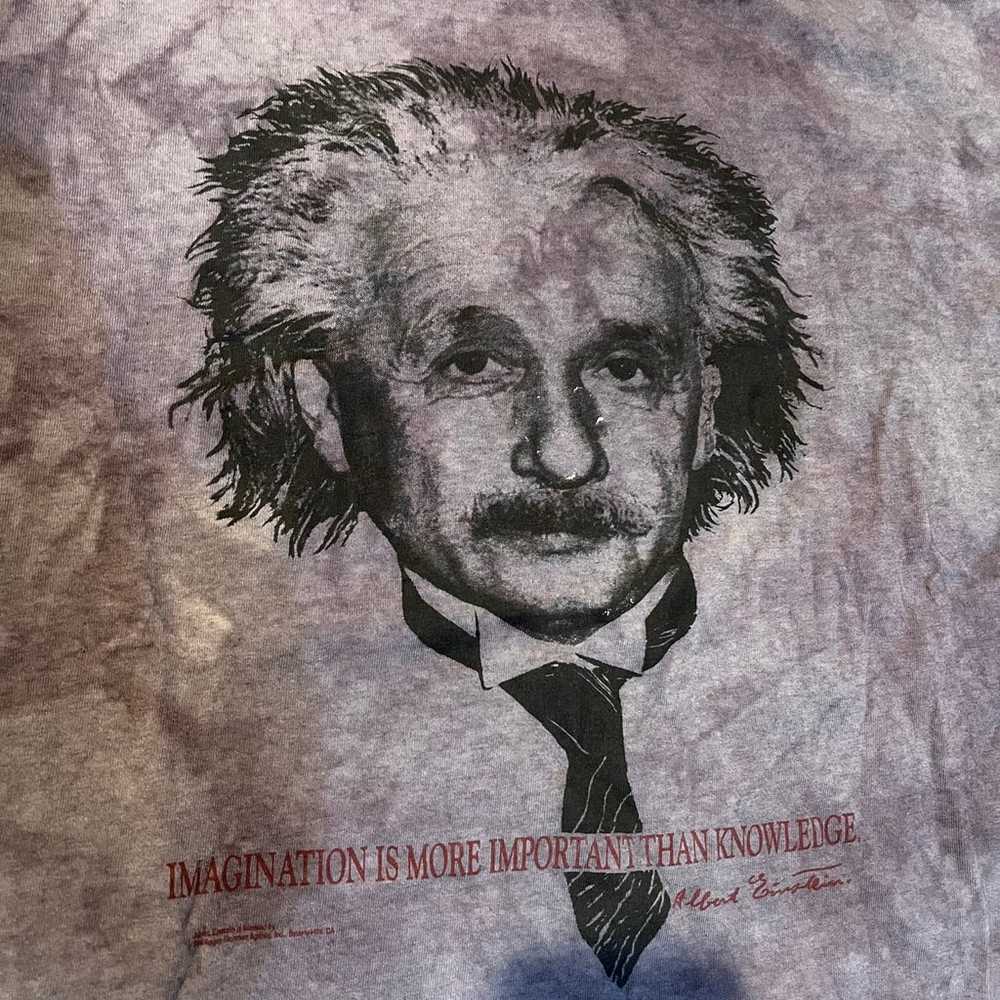 Vintage 1990s Albert Einstein T shirt Sz XL - image 2