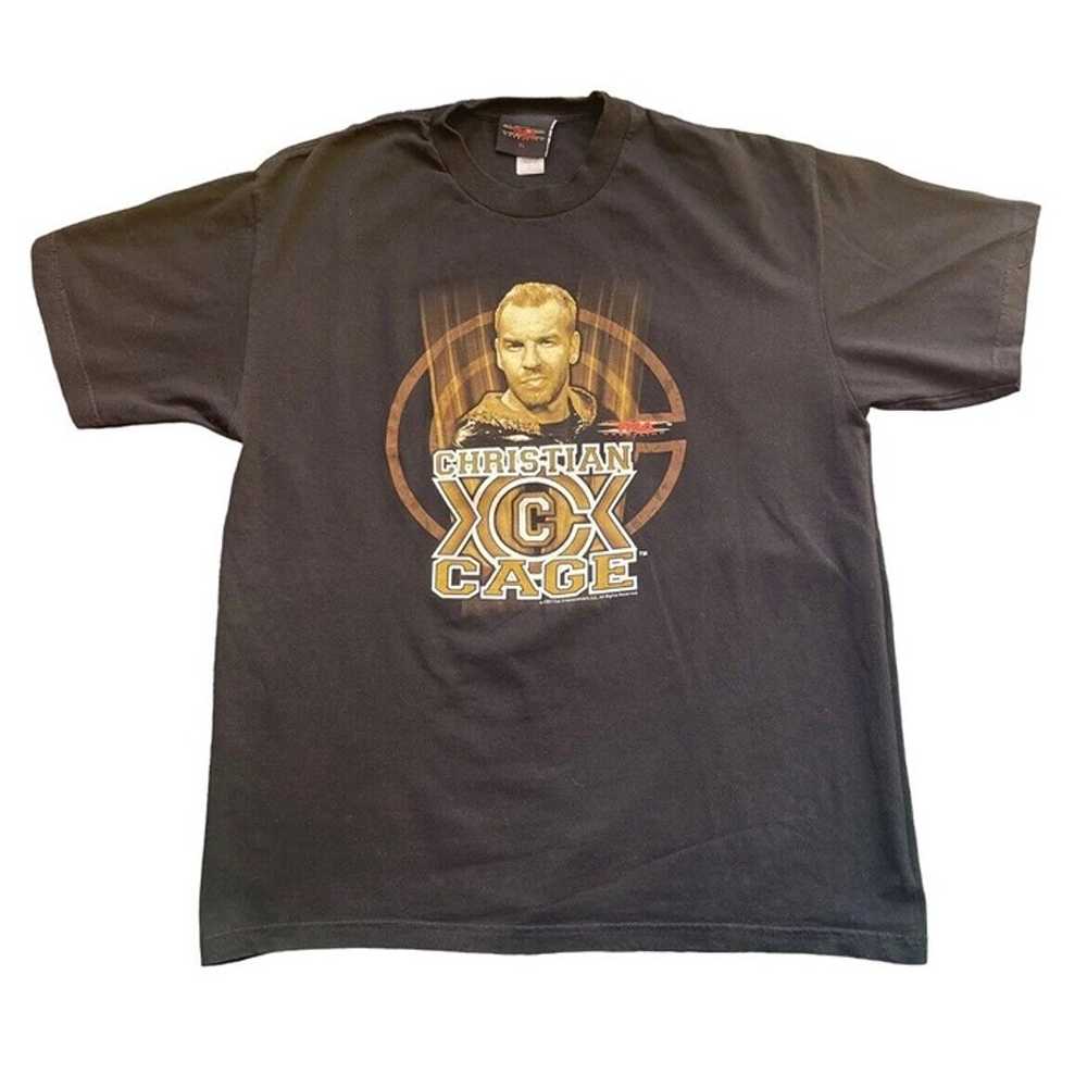 2007 TNA Wrestling Christian Cage T Shirt Size XL - image 2