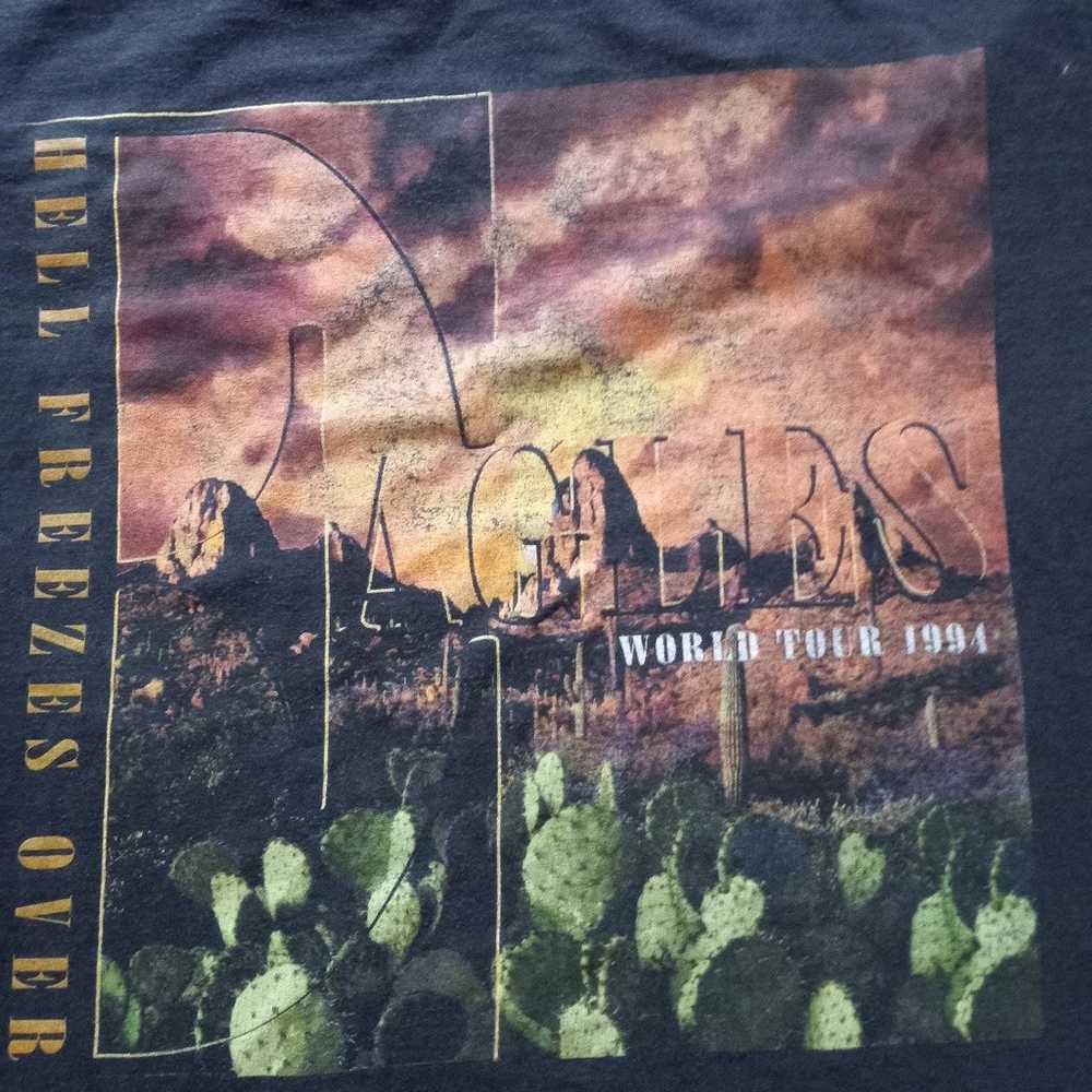 Vintage T-Shirt Men’s 1994 The Eagles Hell Freeze… - image 8