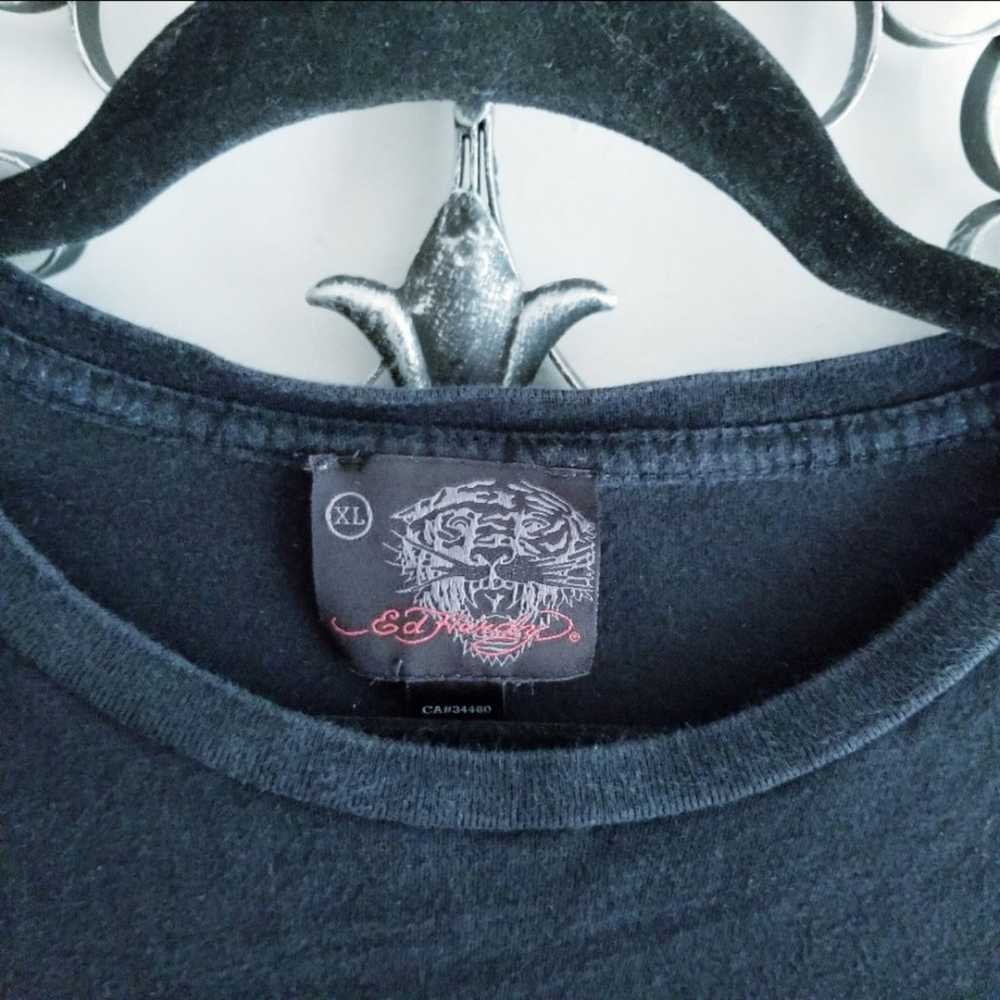Vintage Don Ed Hardy Designs Black Tshirt - image 6