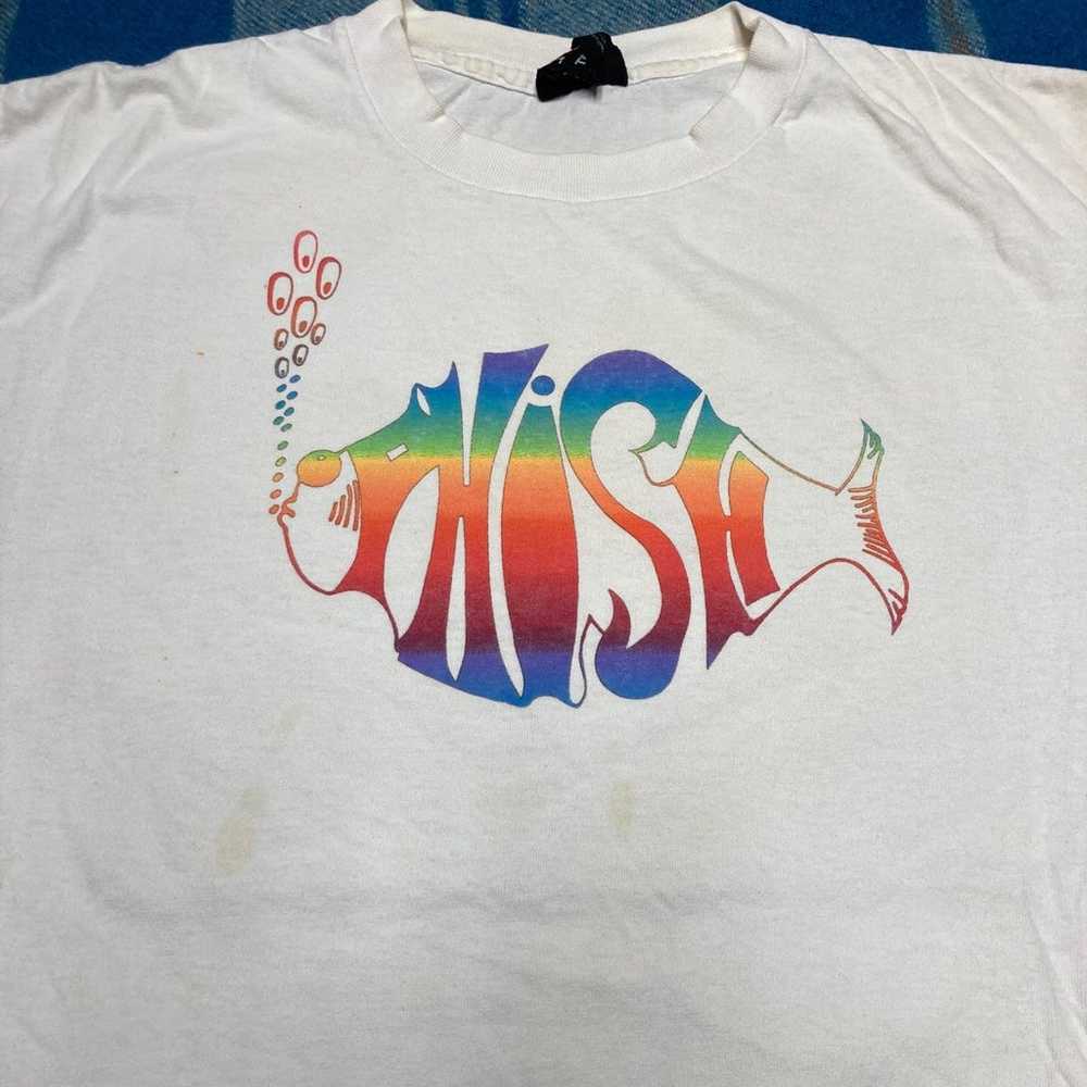 Vintage 90s t shirt phish band tee licensed giant… - image 2