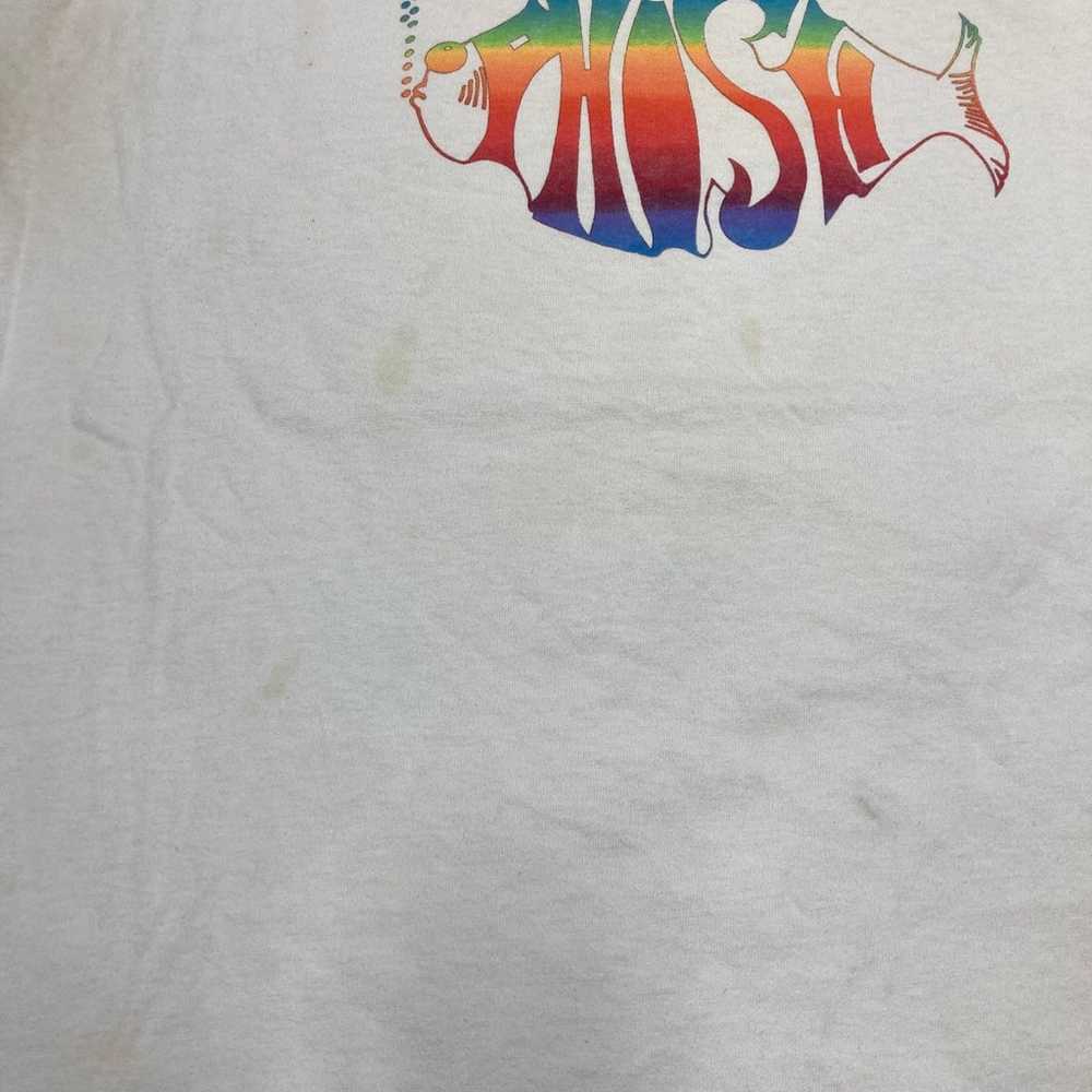 Vintage 90s t shirt phish band tee licensed giant… - image 5