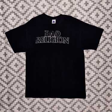 Vintage 90s 1999 Bad Religion Print Graphic T-Shir