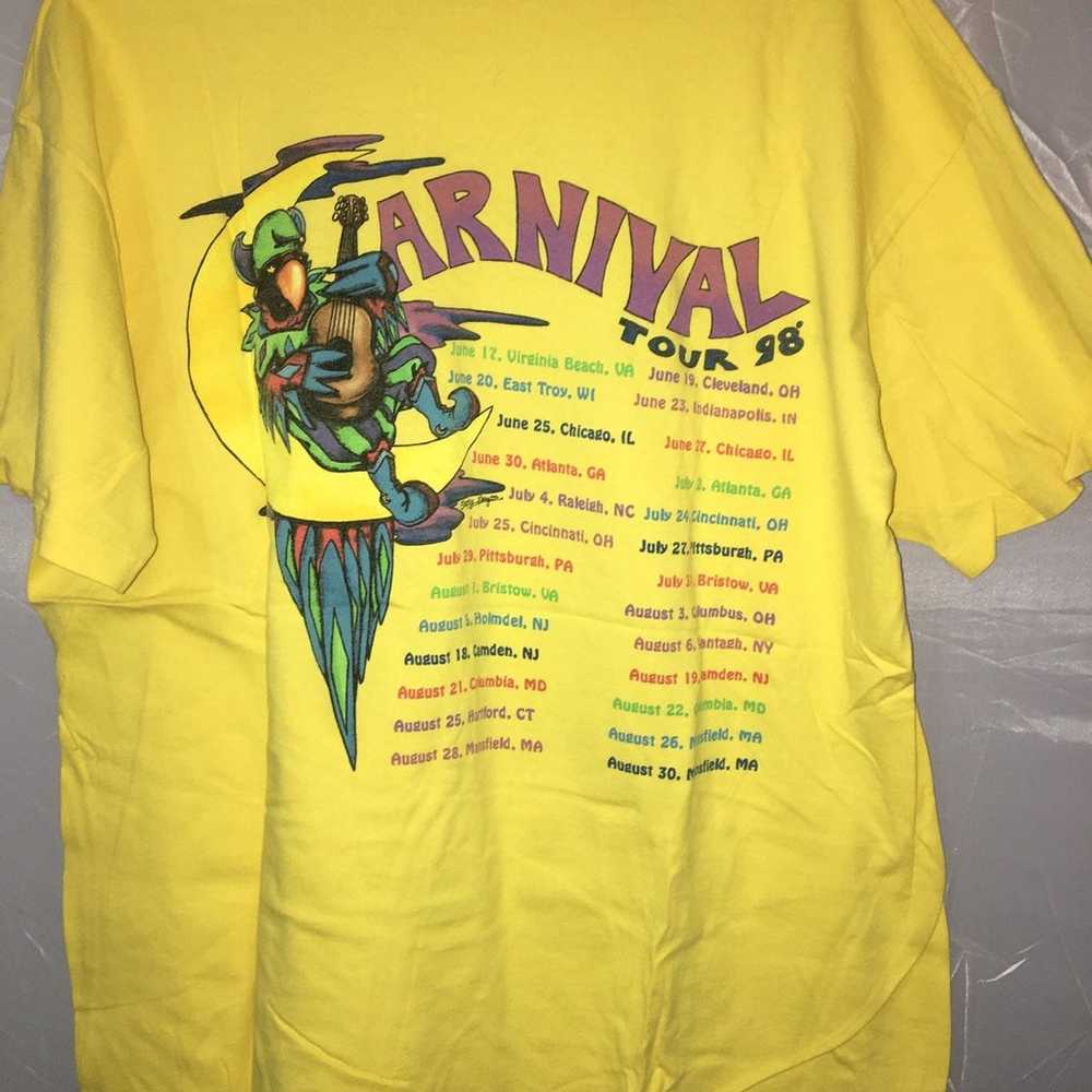 Vintage Jimmy Buffett 98 Carnival Tour T - image 3
