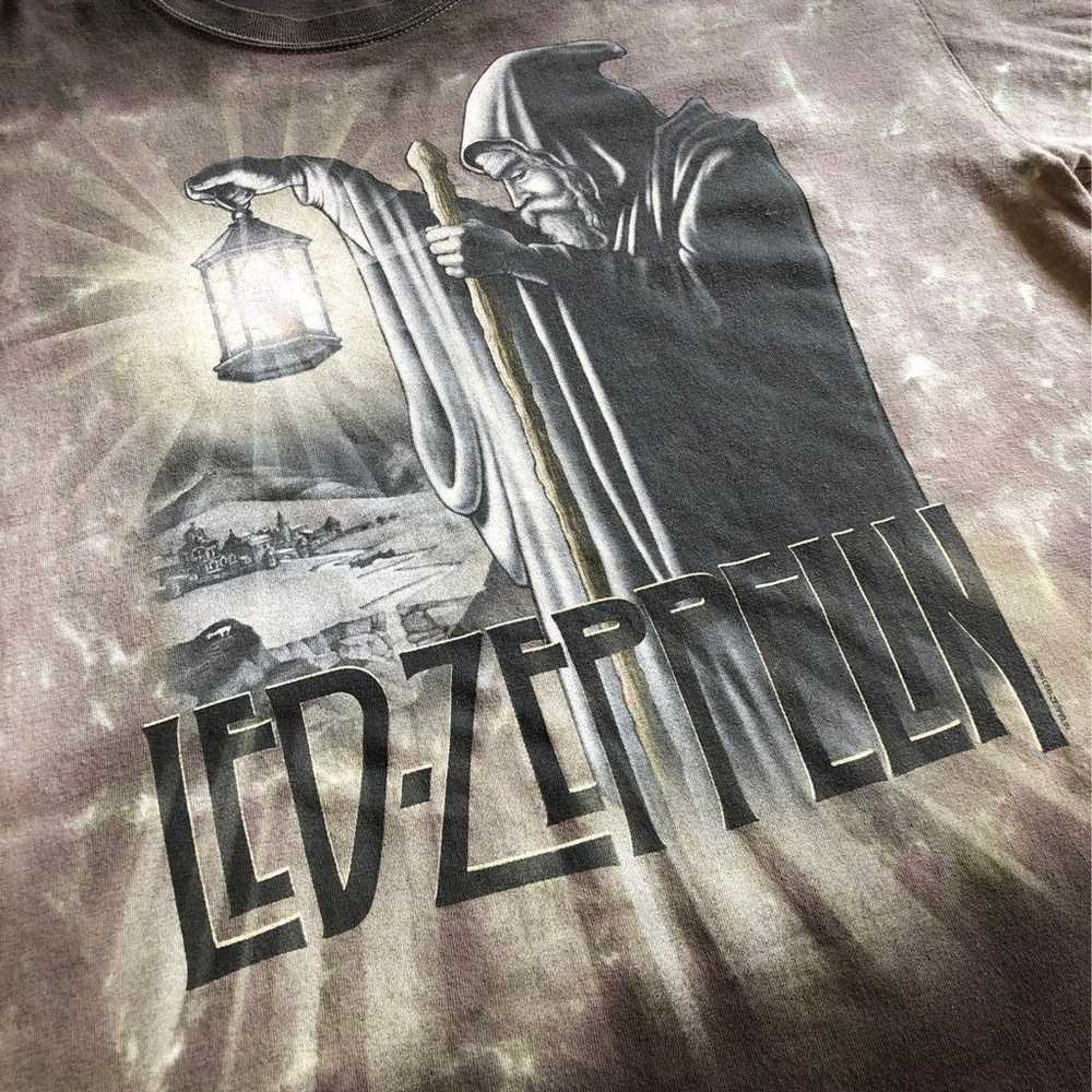 Led Zeppelin Vintage tshirt Lantern Man Band Shirt - image 2