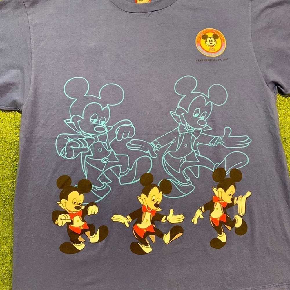 Vtg Mickey Mouse 1995 Disneyana T-shirt - image 2
