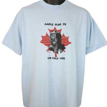 Exercise Maple Flag 25 T Shirt Vintage 80s Soviet… - image 1