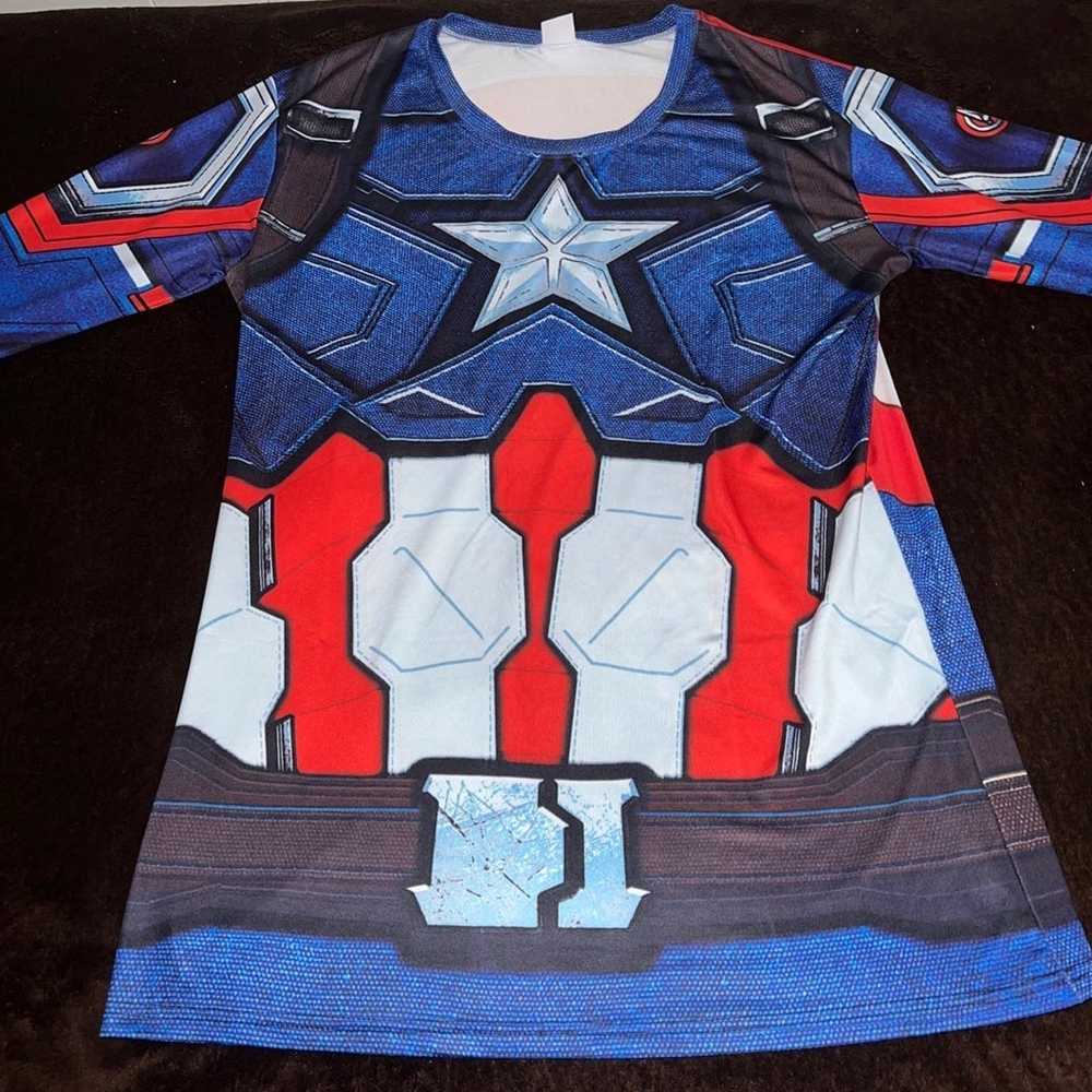 Captain America Civil War long sleeve compression… - image 2