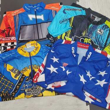 4 Cycling Bike Jersey Shirts bundle