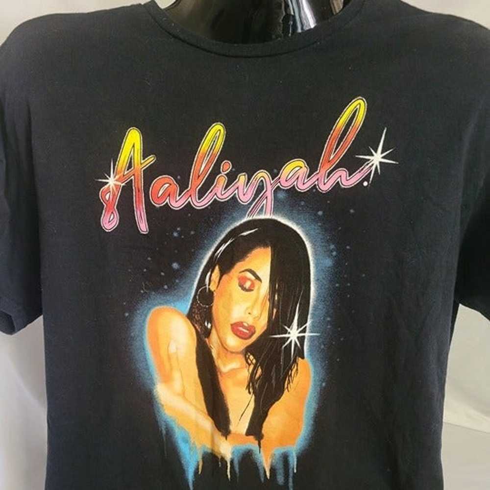 Aaliyah Front Print Graphic Print T-shirt (Size 2… - image 4