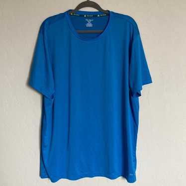 Tek Gear DryTek Mens Pullover Long Sleeve Shirt 1/4 Zip Blue Size Small