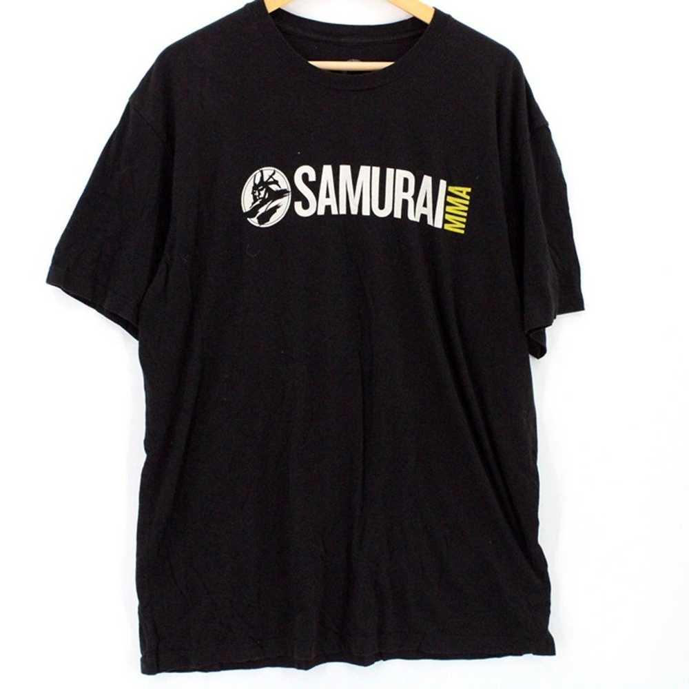Samurai MMA Shirt Men Black Short Sleeve Lightwei… - image 2