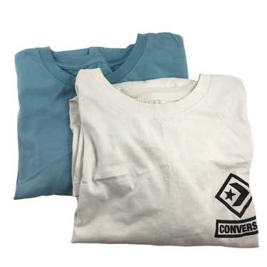 CONVERSE T-SHIRT 2 PACK BLUE AND WHITE T-SHIRT ME… - image 1